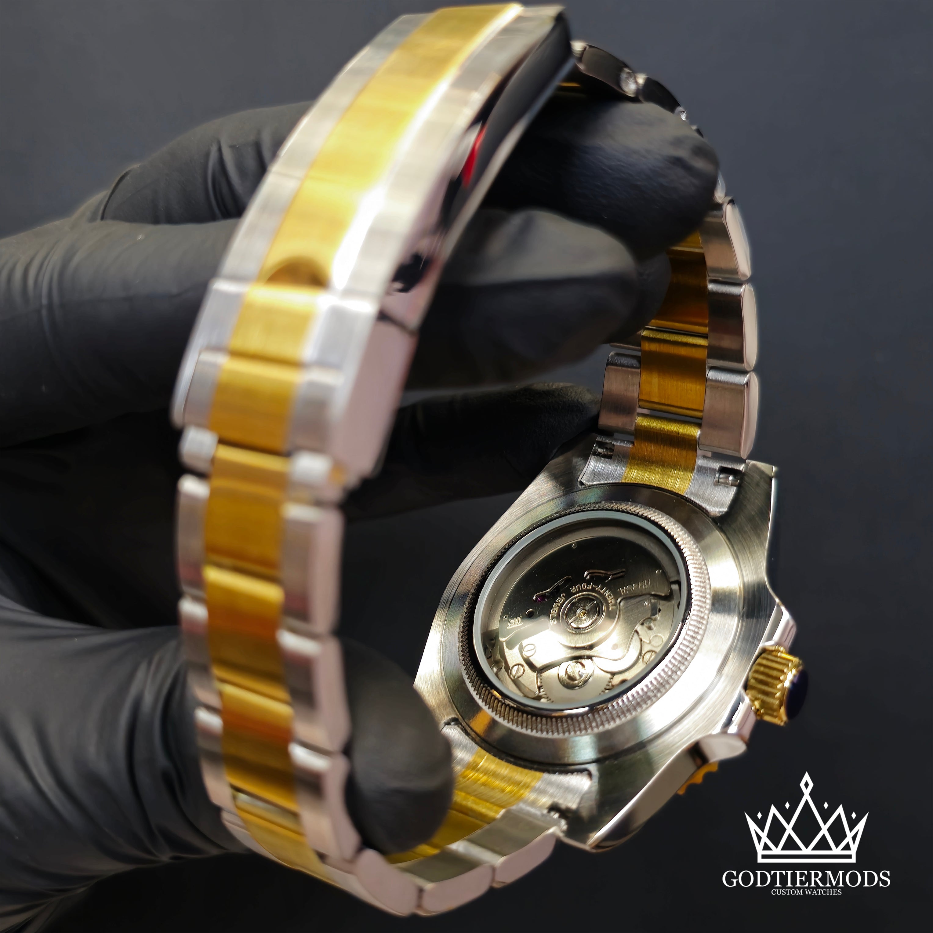 Submariner 2 Tone Gold | 24HR Bezel - GodTierMods