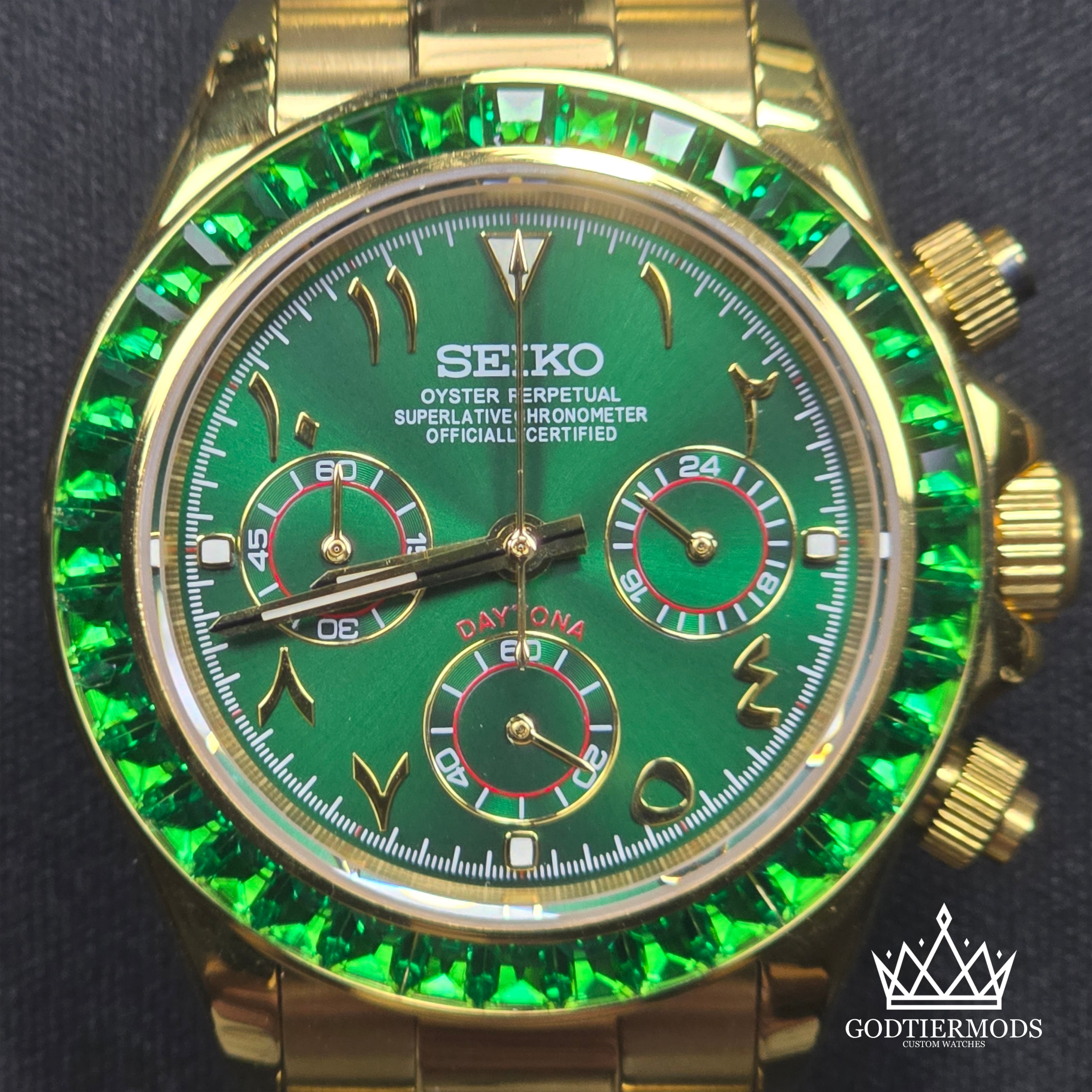 Daytona Arabic John Mayer | Arabic Gold Markers | Diamond Bezel - GodTierMods