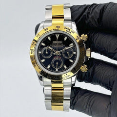 Daytona 2 Tone Gold Black Dial - GodTierMods