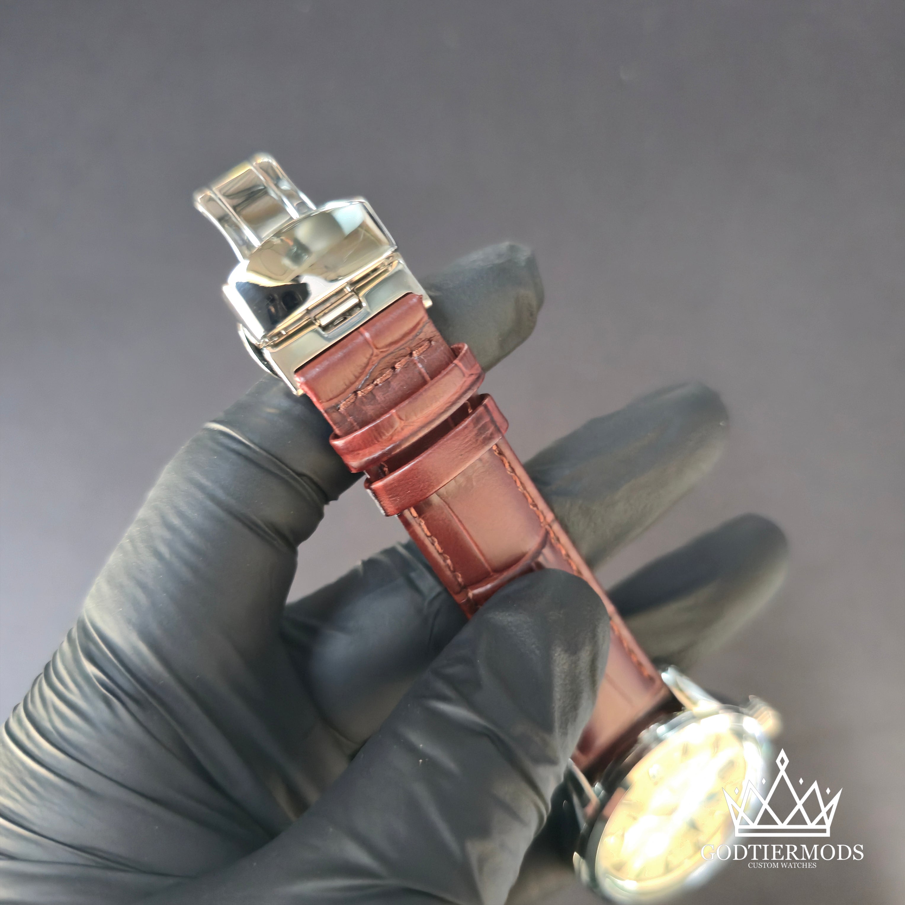 GMT Grand Seiko Ivory / Cream with Blue GMT Hand - GodTierMods