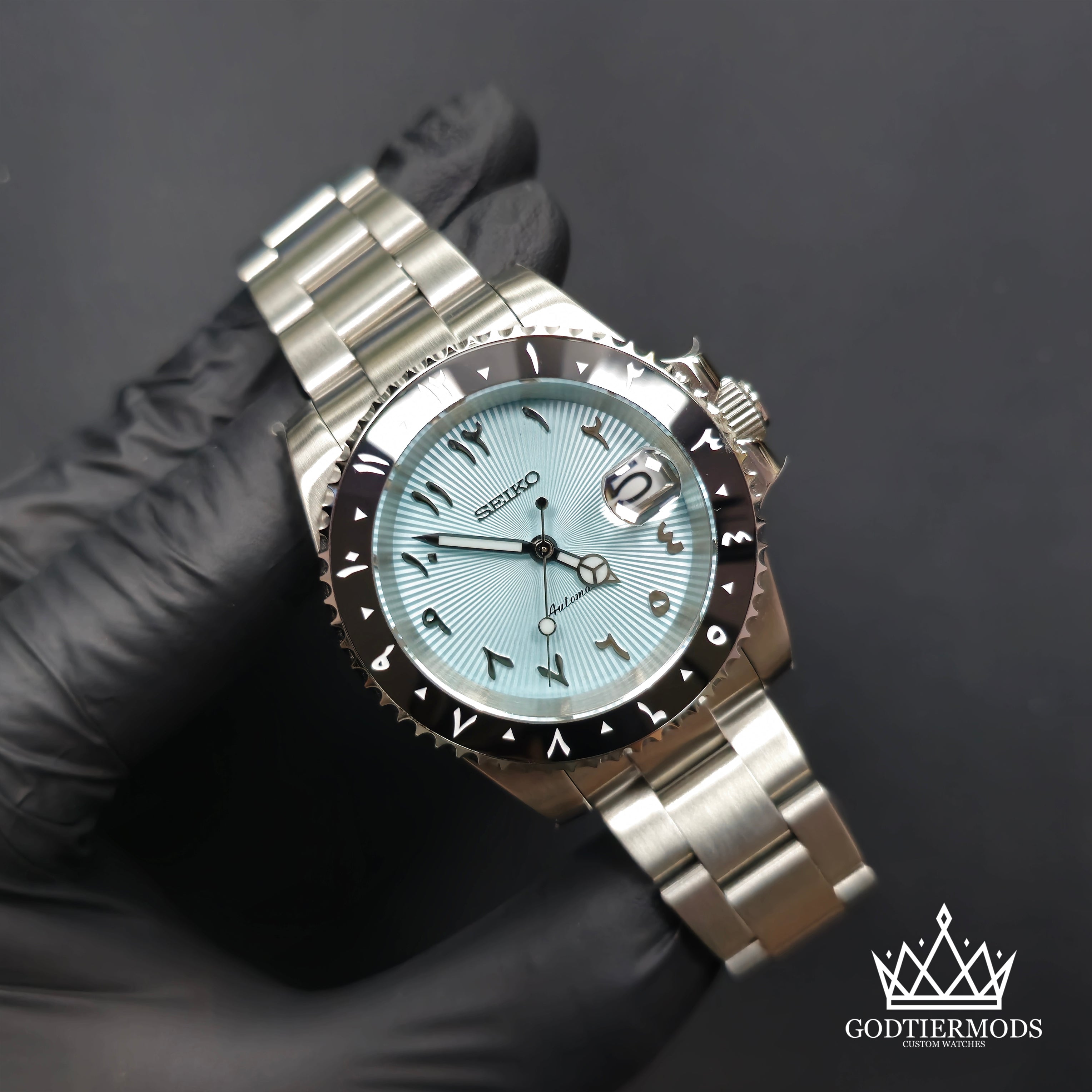 Submariner Ice Blue Arabic - GodTierMods