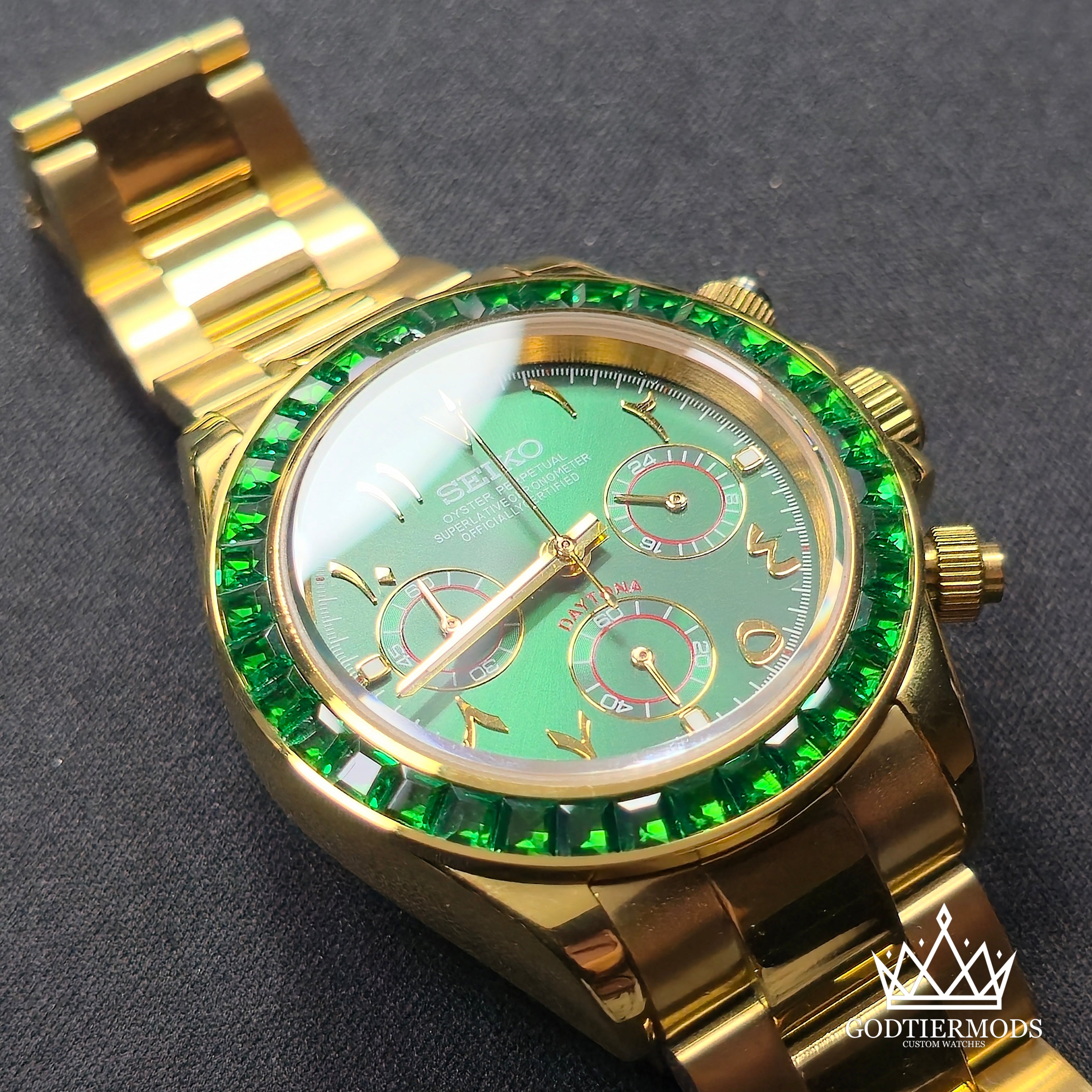 Daytona Arabic John Mayer | Arabic Gold Markers | Diamond Bezel - GodTierMods
