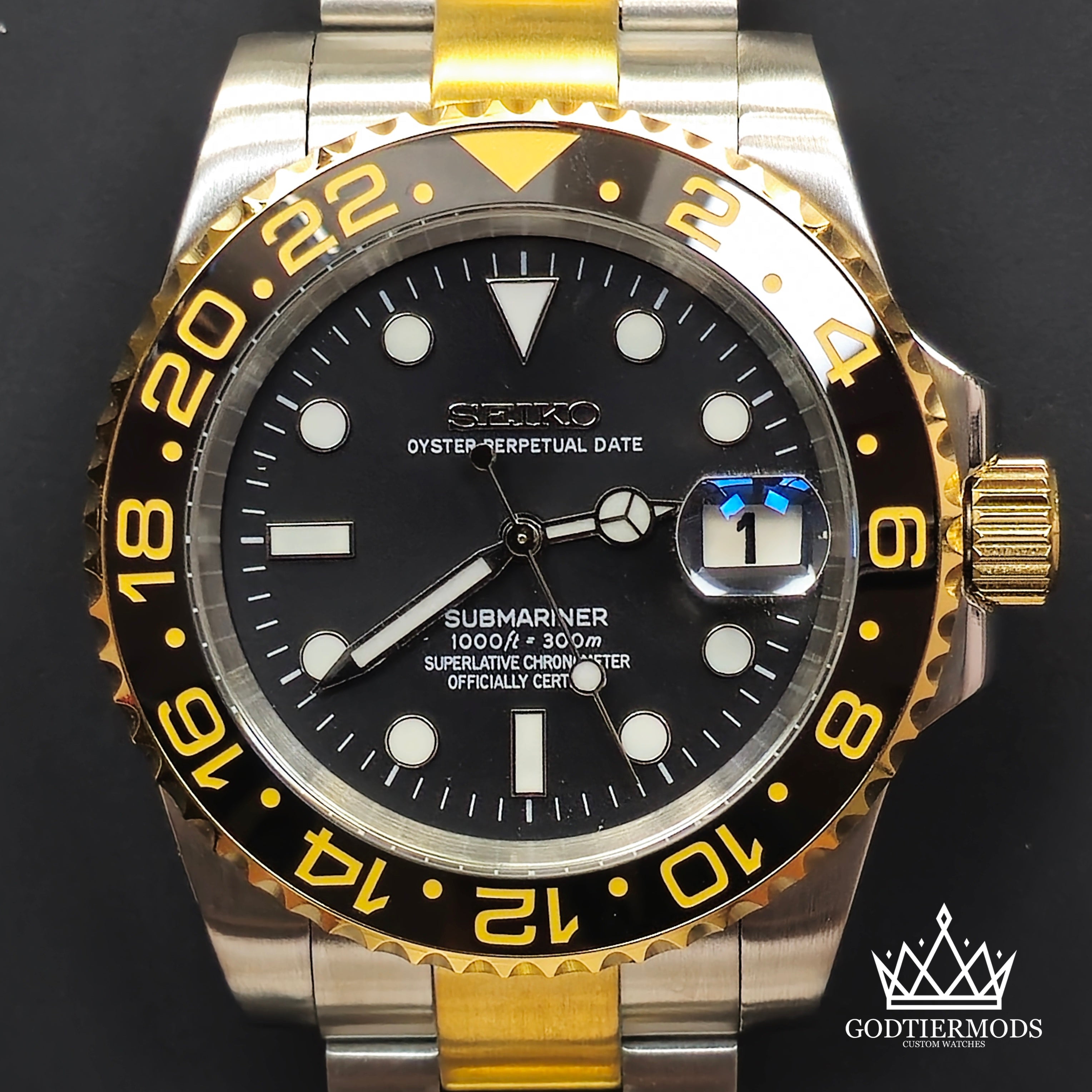 Submariner 2 Tone Gold | 24HR Bezel - GodTierMods