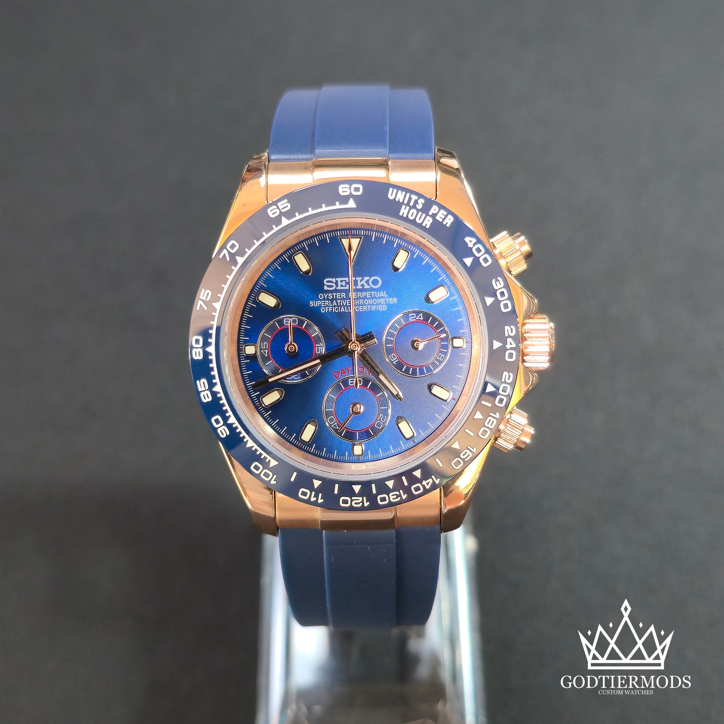 Daytona Rosegold Royal Blue Oysterflex - GodTierMods