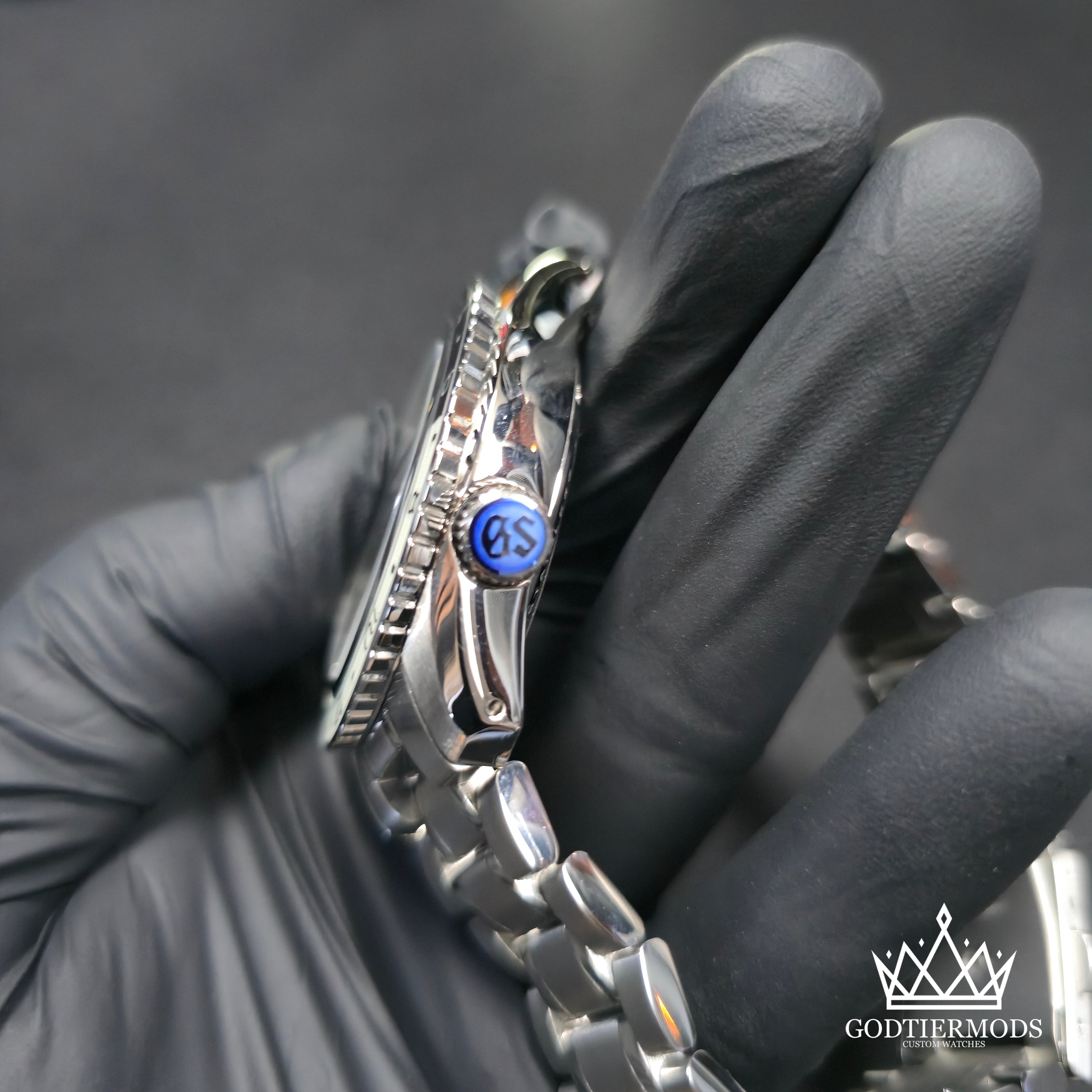 GMT Grand Seiko Sports Stealth Black - GodTierMods