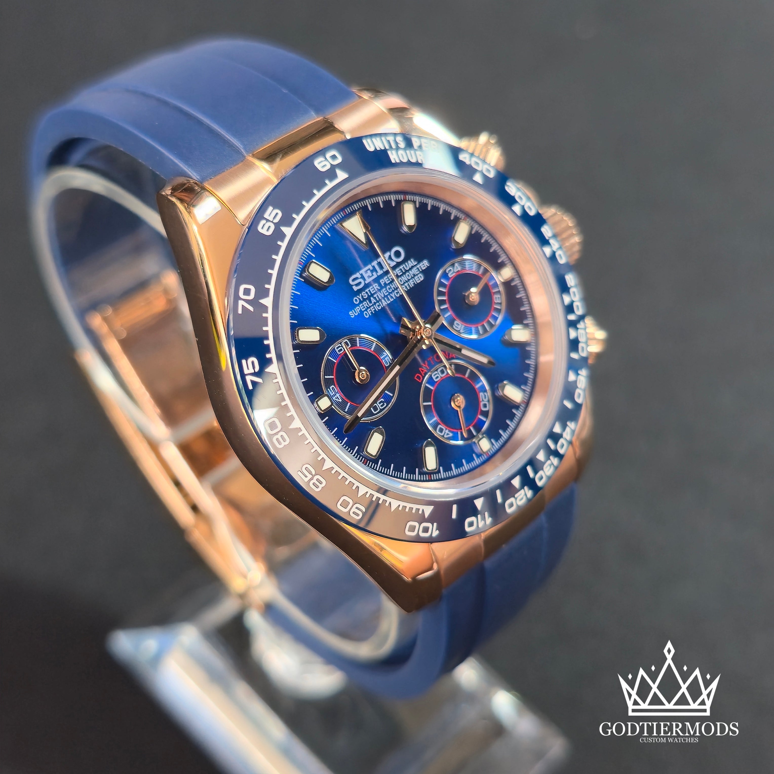 Daytona Rosegold Royal Blue Oysterflex - GodTierMods