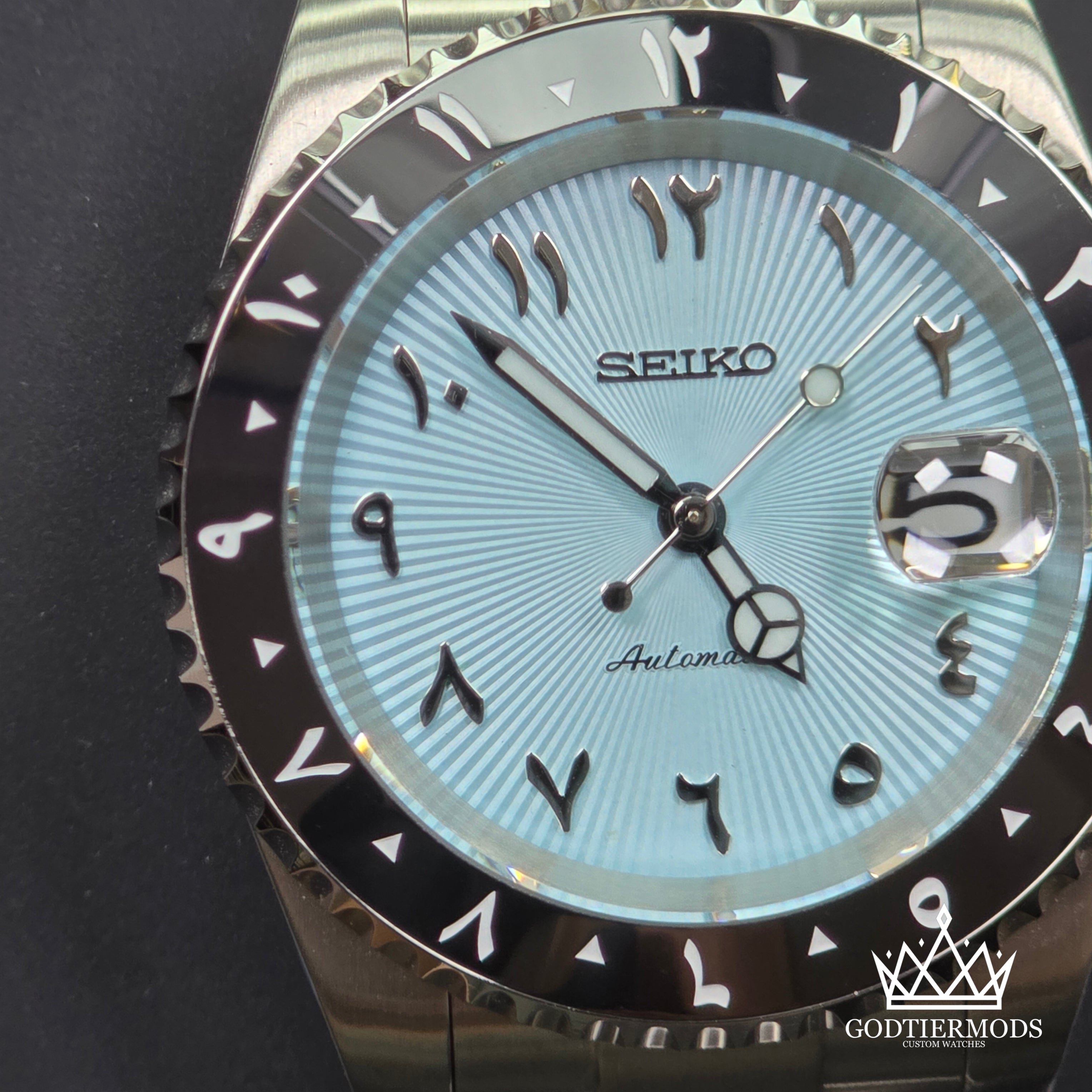 Submariner Ice Blue Arabic - GodTierMods