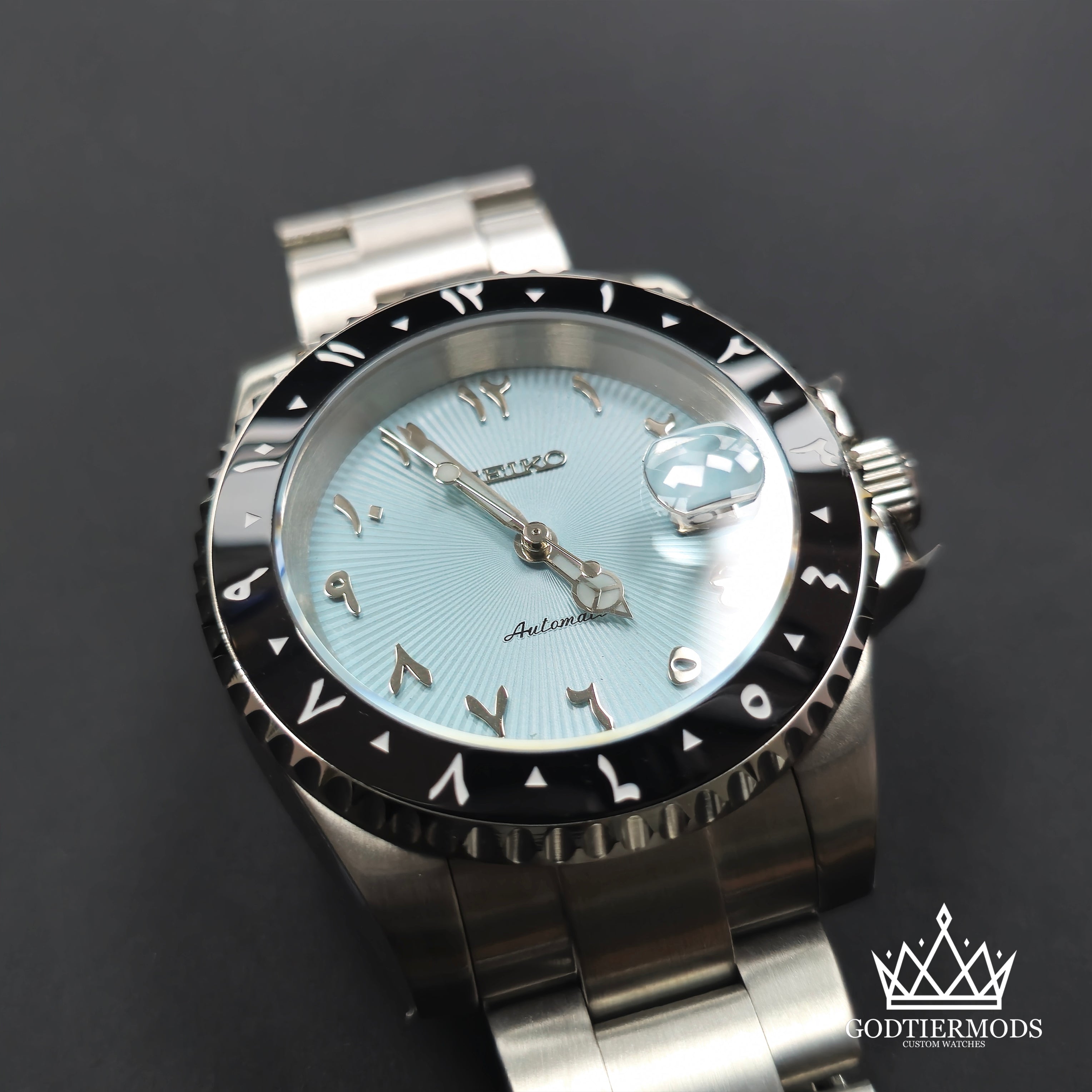 Submariner Ice Blue Arabic - GodTierMods