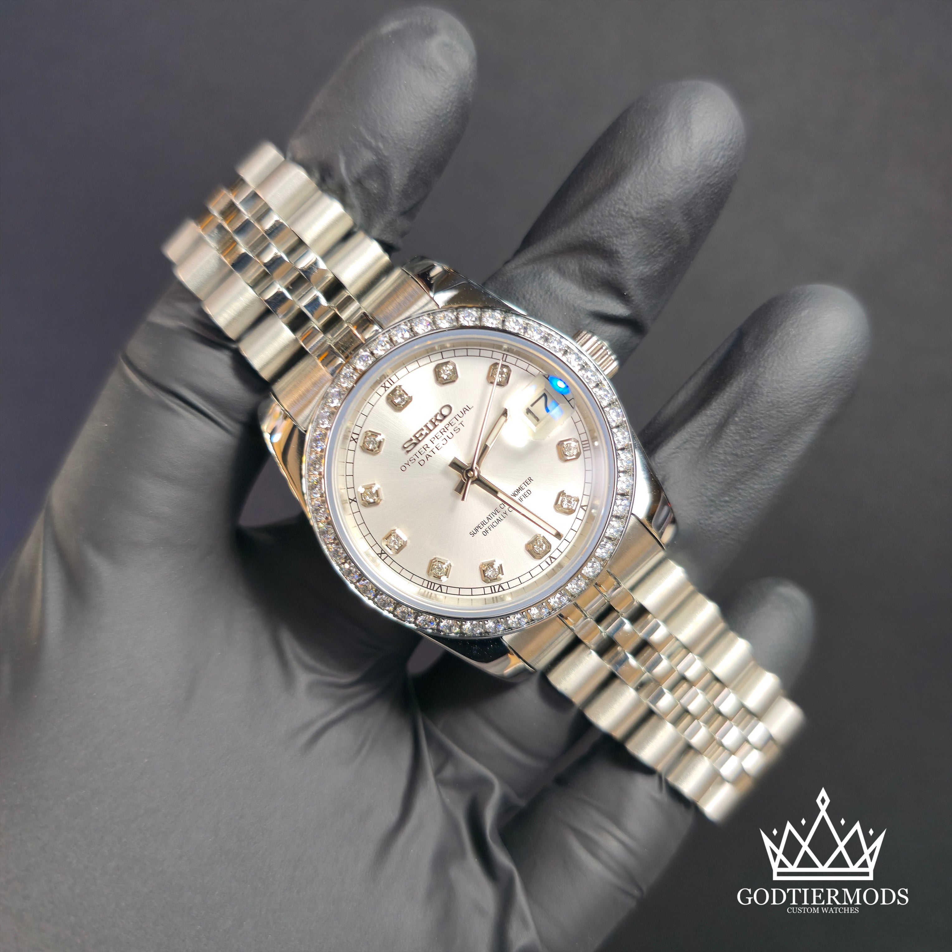 Datejust Diamond Bezel | Diamond Markers - GodTierMods