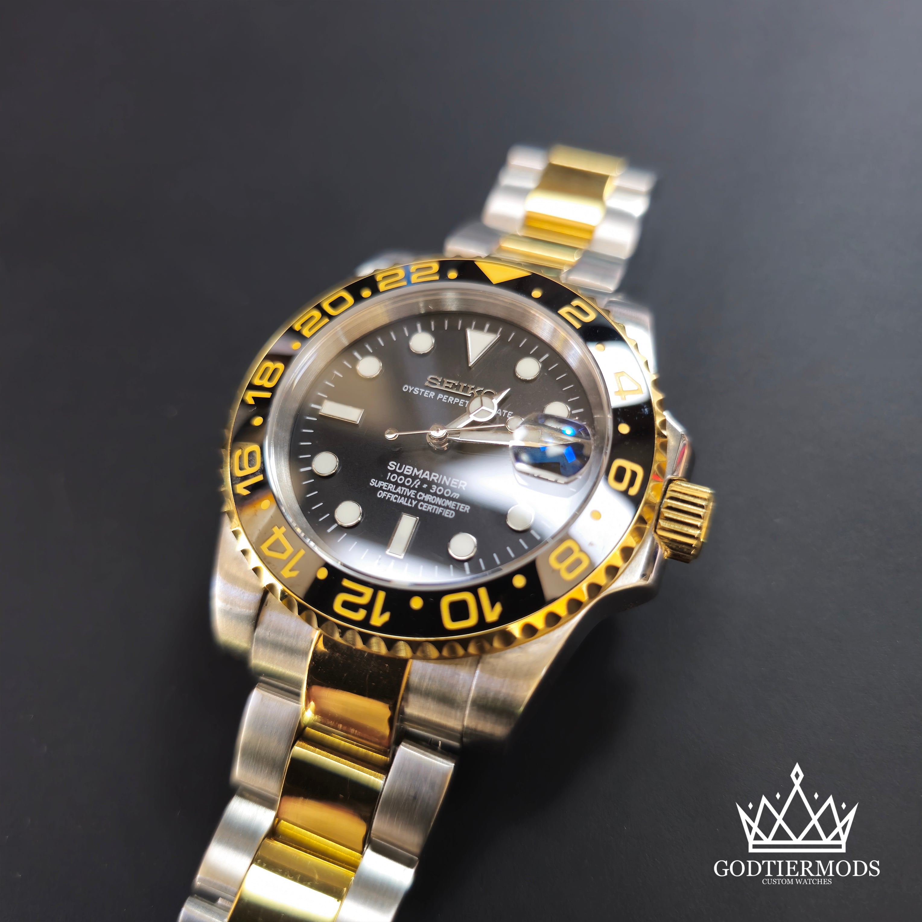 Submariner 2 Tone Gold | 24HR Bezel - GodTierMods