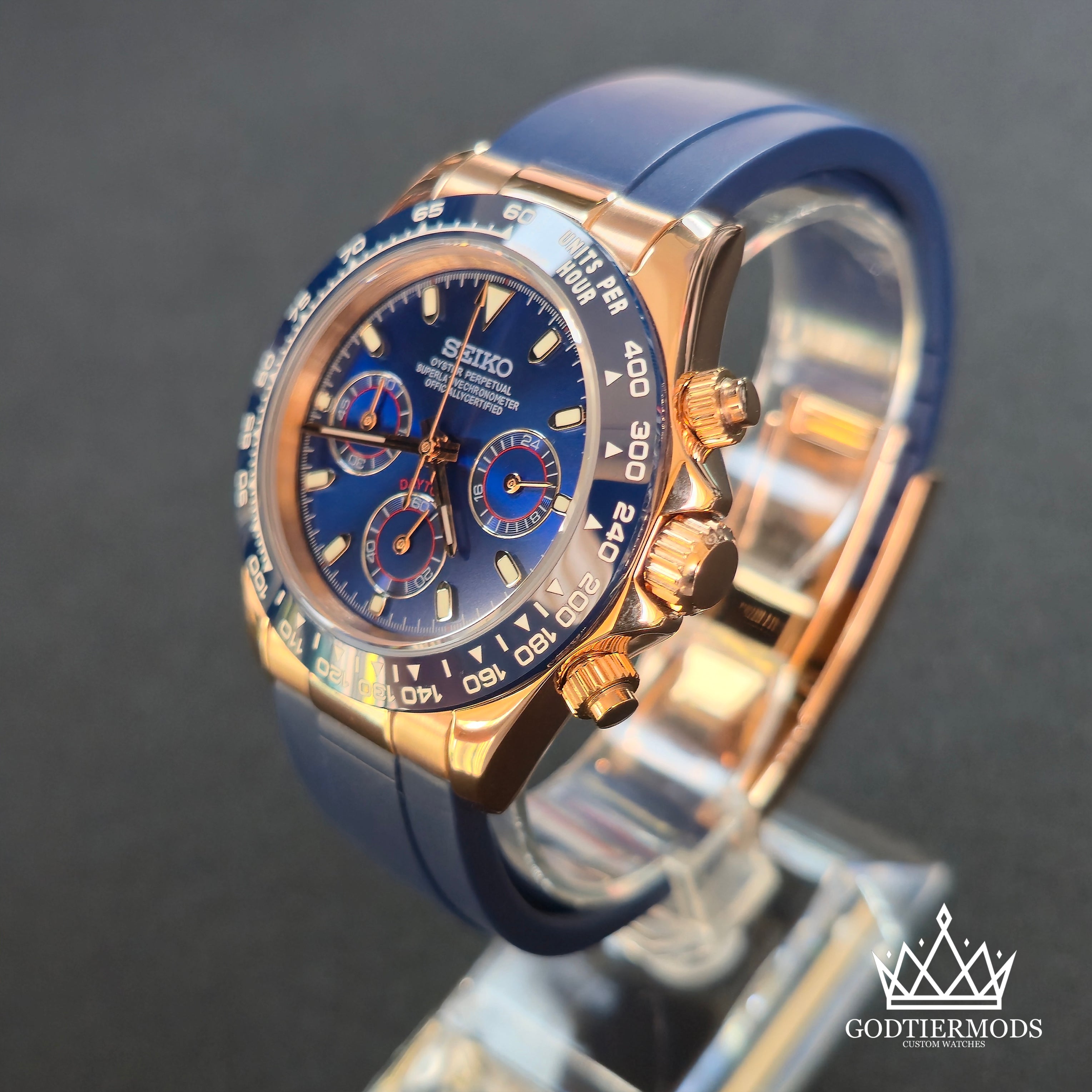 Daytona Rosegold Royal Blue Oysterflex - GodTierMods