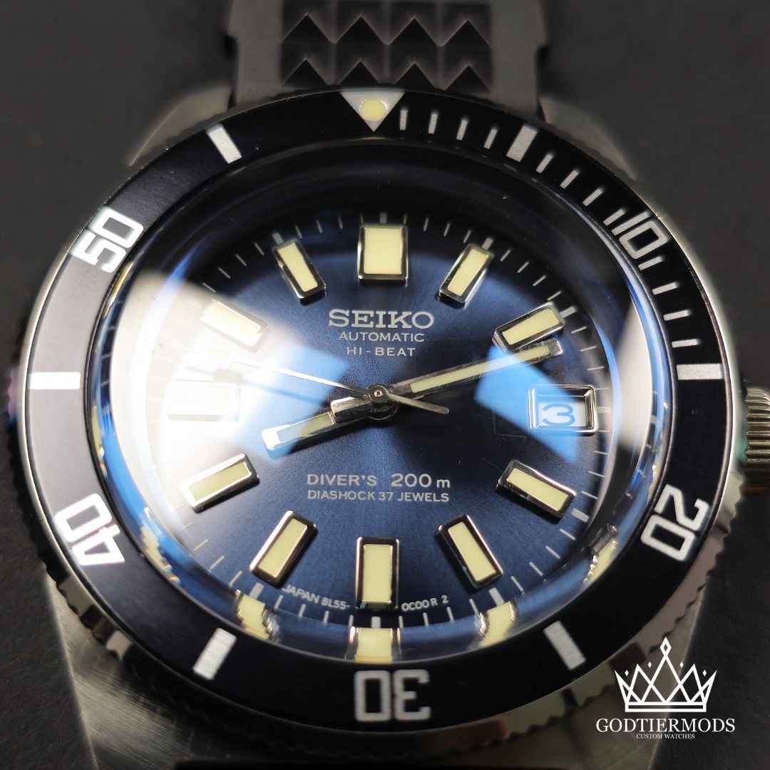 Diver 62MAS Blue Vintage Dial - GodTierMods