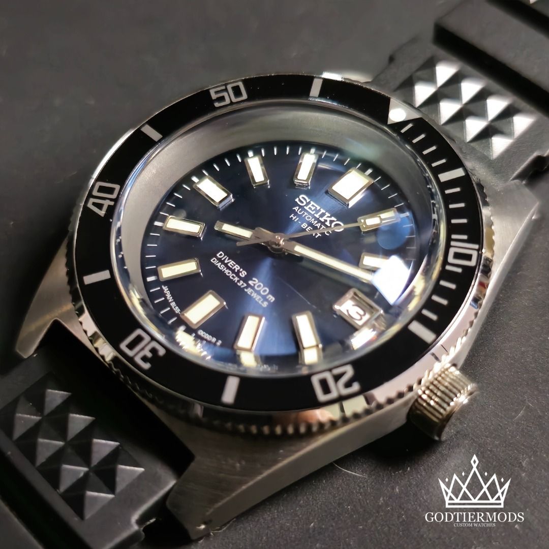 Diver 62MAS Blue Vintage Dial - GodTierMods
