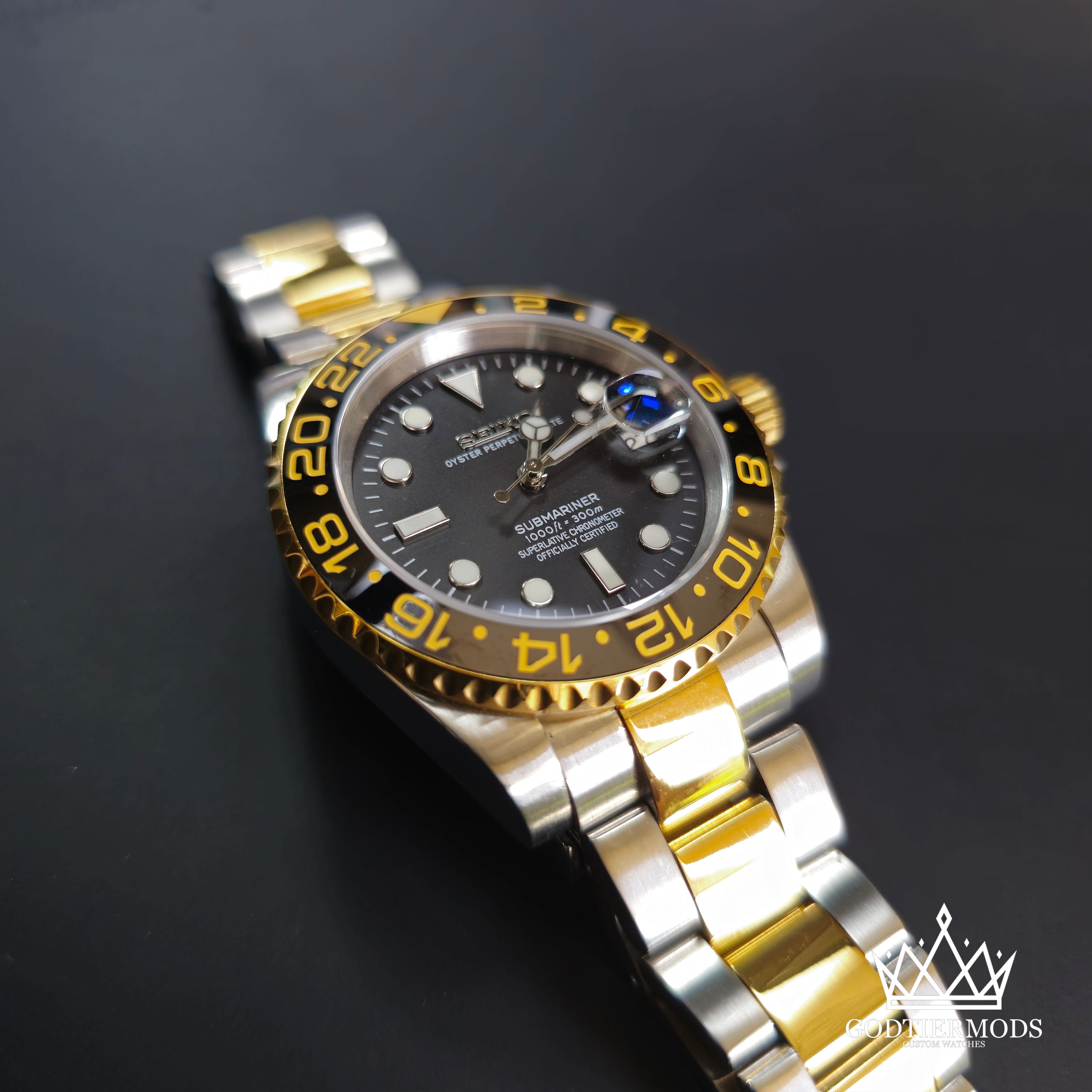 Submariner 2 Tone Gold | 24HR Bezel - GodTierMods