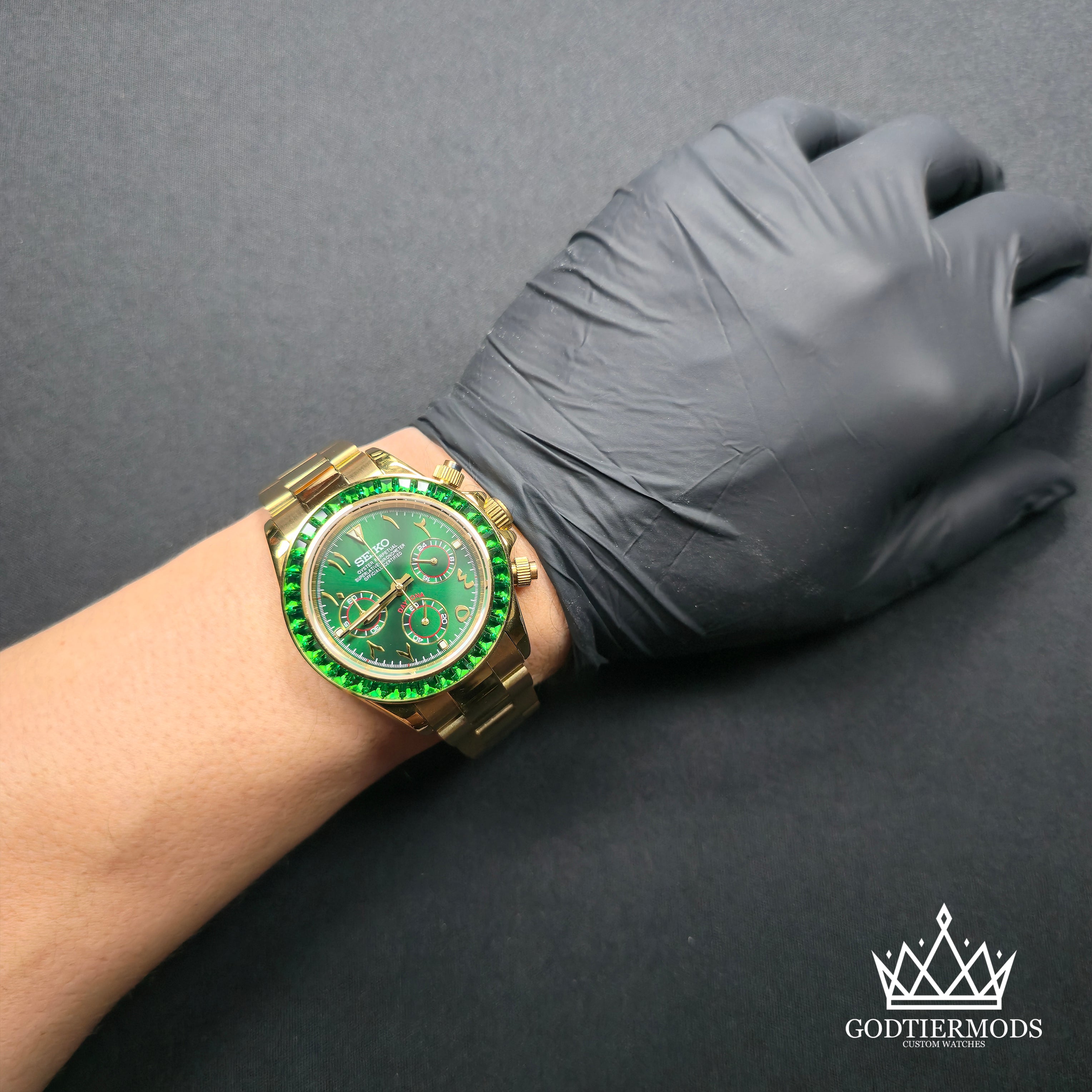 Daytona Arabic John Mayer | Arabic Gold Markers | Diamond Bezel - GodTierMods