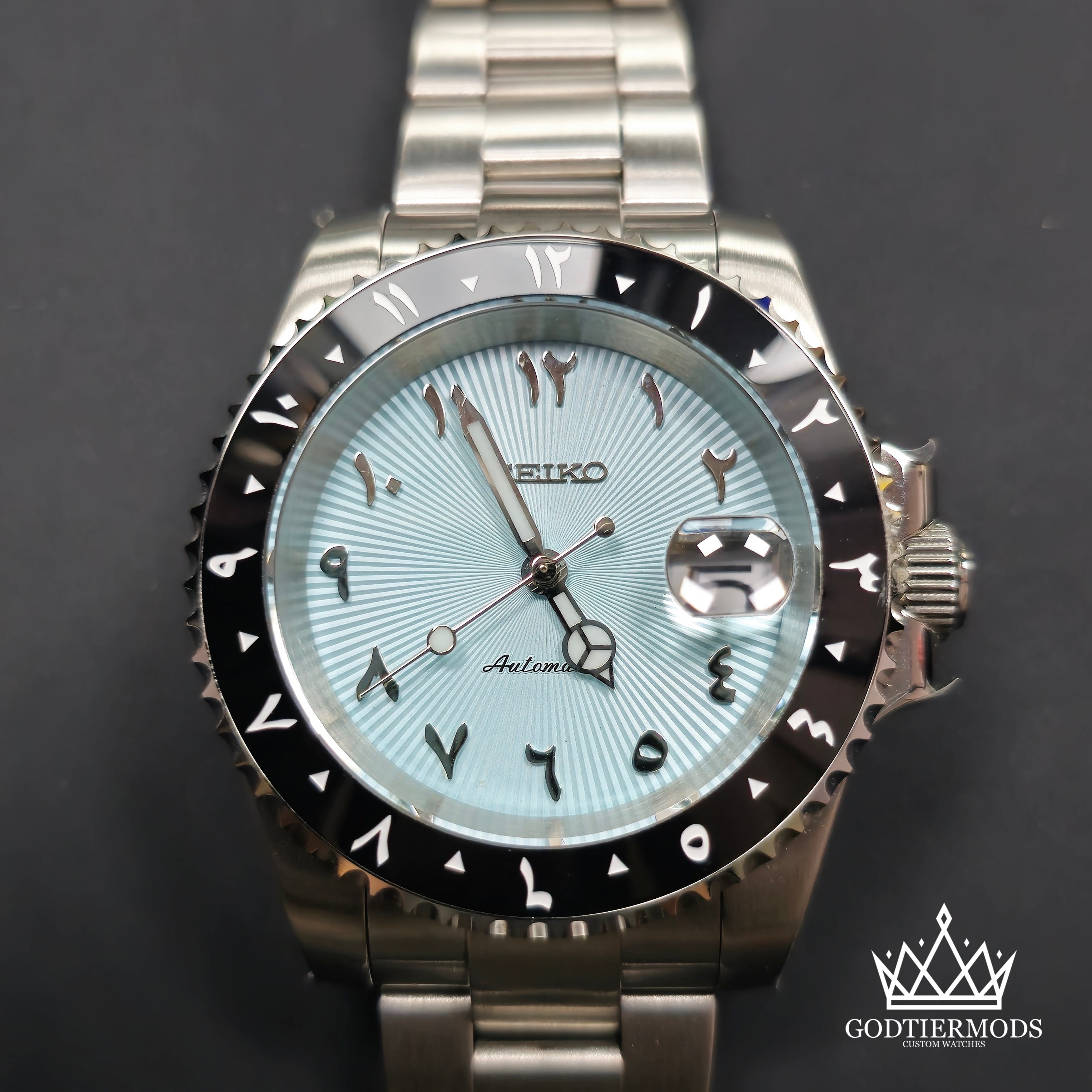 Submariner Ice Blue Arabic - GodTierMods