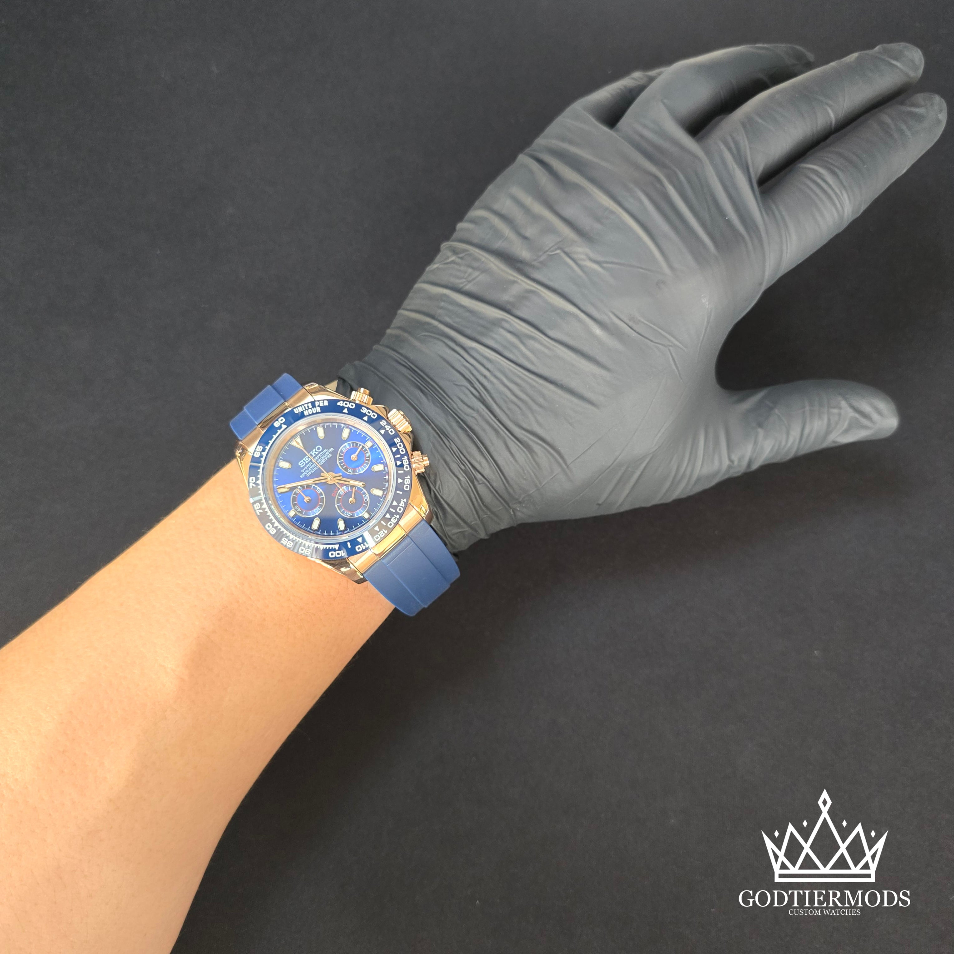 Daytona Rosegold Royal Blue Oysterflex - GodTierMods