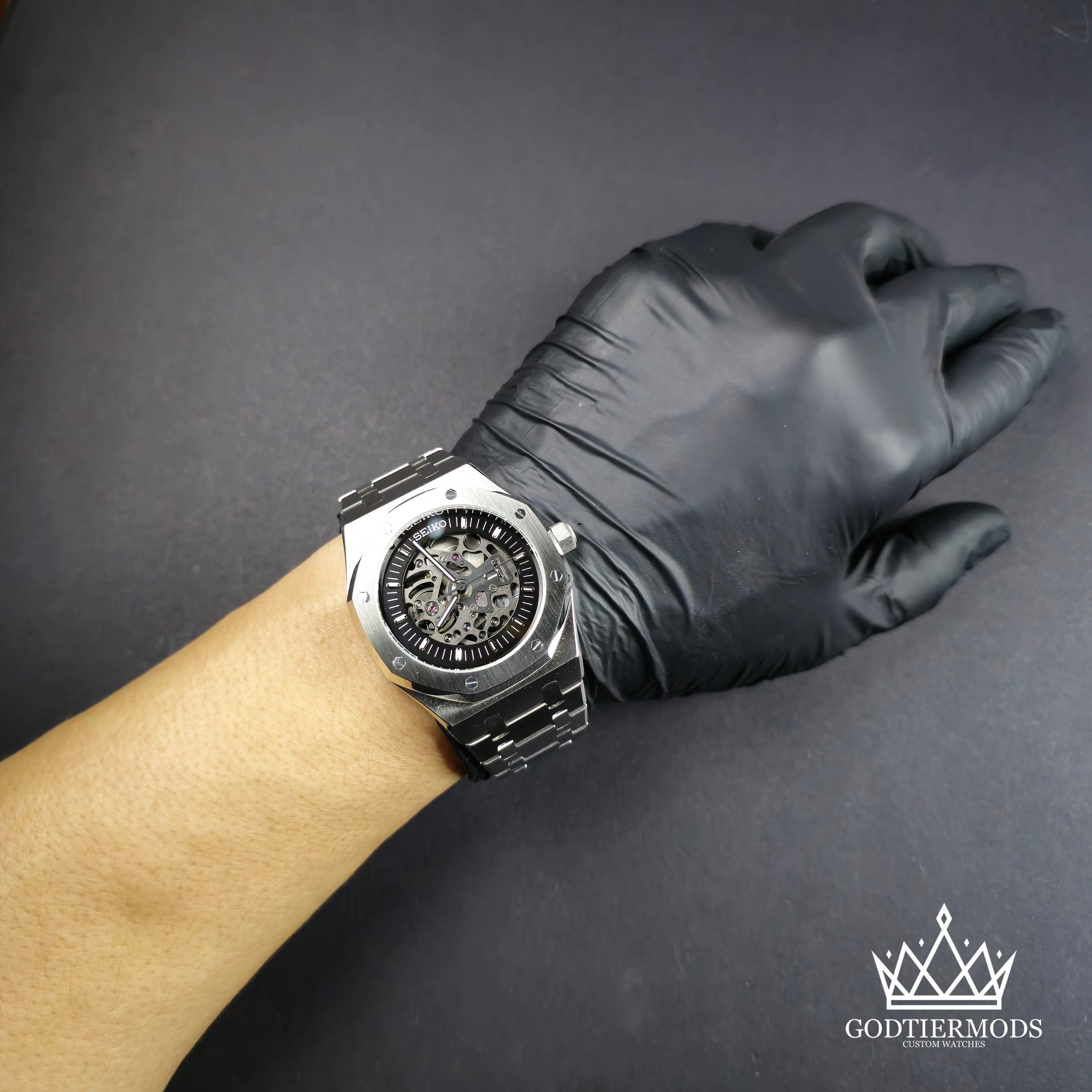 RK-5650　オキサン Royal Oak Skeleton Silver – GodTierMods