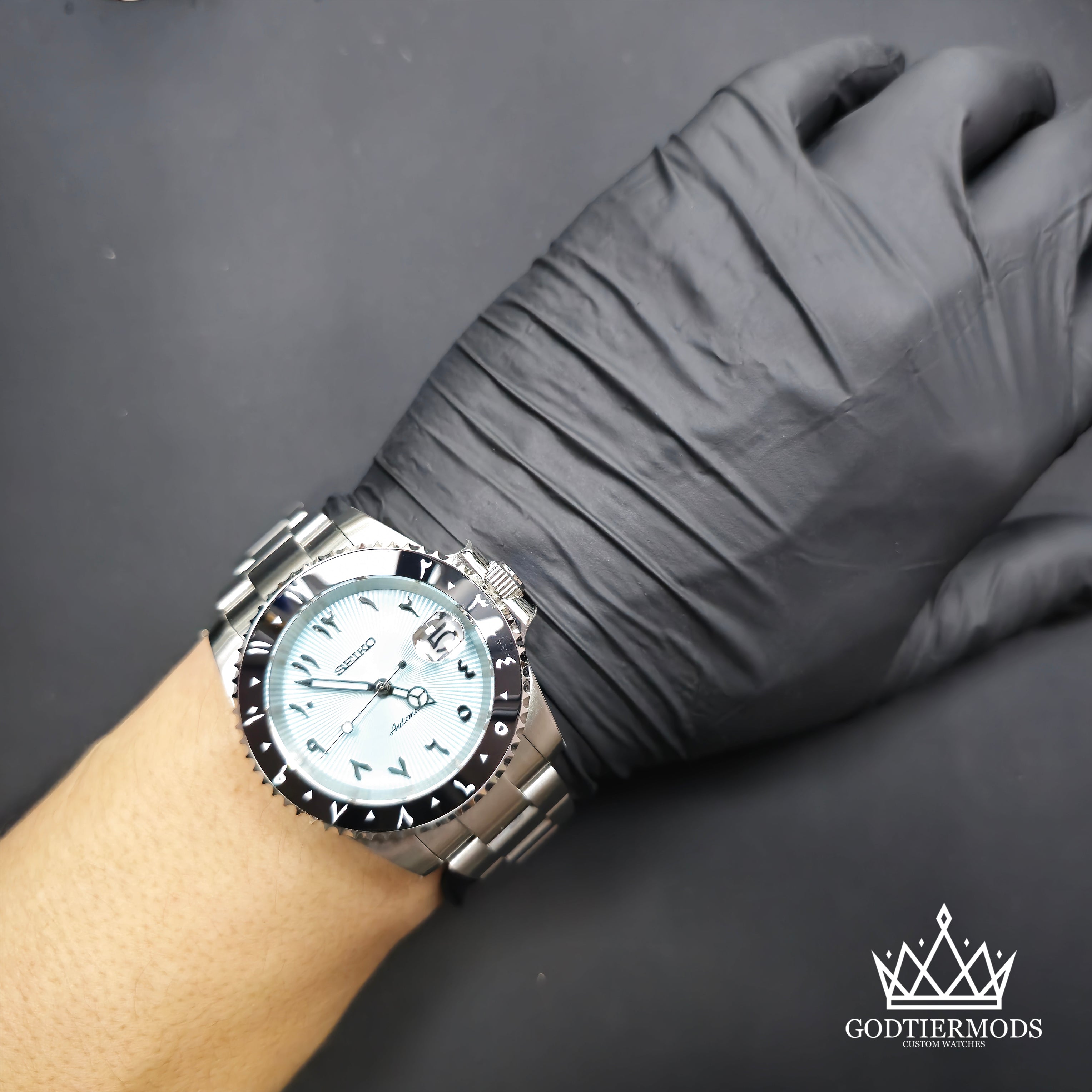 Submariner Ice Blue Arabic - GodTierMods