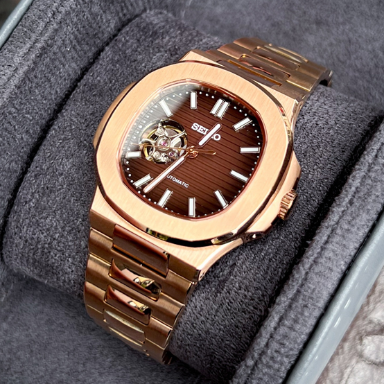 Nautilus Openheart Rosegold Brown - GodTierMods